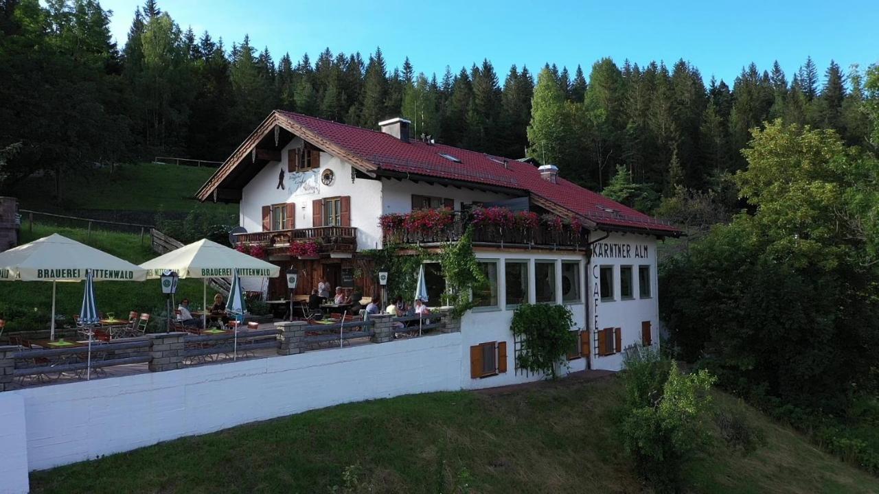 Berggasthof Kärntner Alm Hotel Mittenwald Eksteriør billede