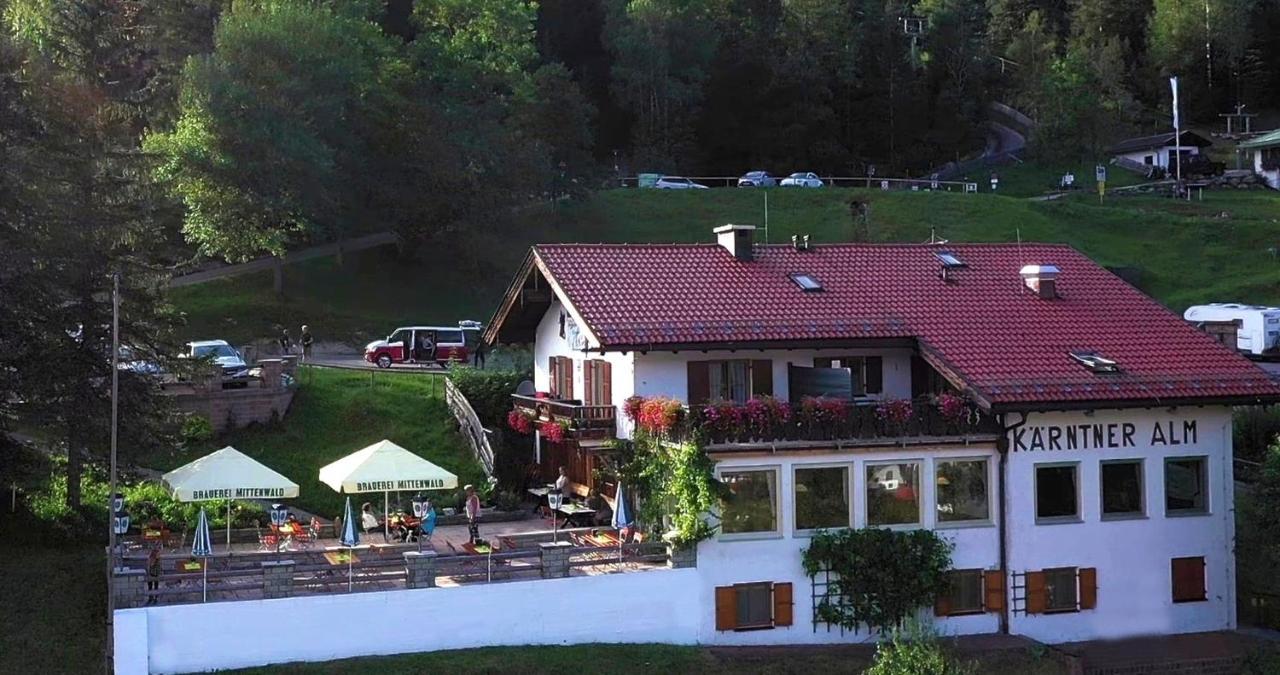 Berggasthof Kärntner Alm Hotel Mittenwald Eksteriør billede