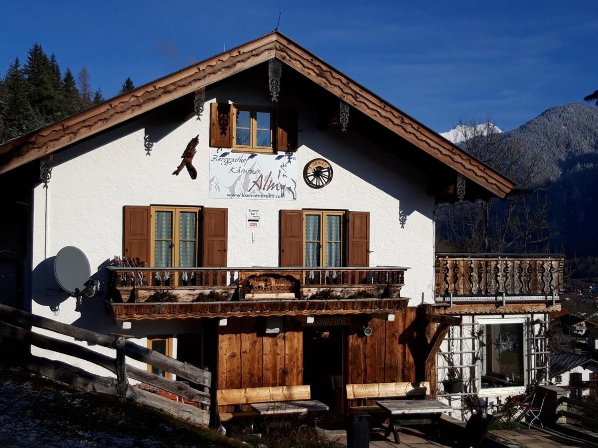 Berggasthof Kärntner Alm Hotel Mittenwald Eksteriør billede